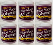 6 x BLUE MAGIC ARGAN OIL HERBAL COMPLEX LEAVE IN CONDITIONER 390g/13.75