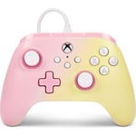 PowerA Advantage Wired Controller -langallinen peliohjain, Pink Lemonade, Xbox / PC