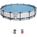 Kit Piscine hors sol tubulaire BESTWAY - Steel Pro Maxe - 427 x 84 cm - Ronde...