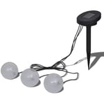 Hommoo - inlife Boules solaires flottantes 3 led pour étang piscine