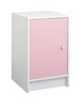 Argos Home Malibu Kids 1 Door Bedside Table - Pink