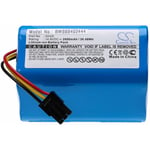 Batterie compatible avec Liectroux B6009, DH860, Q7000, Q8000, ZK808 aspirateur, robot électroménager (2600mAh, 14,8V, Li-ion) - Vhbw