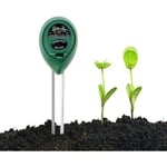 Groofoo - Soil Tester Kit,3 en 1 testeur de Sol Mètre d'humidité,Lumière et Testeur de pH Acidité,pour Fleurs/Herbe/Plante/Jardin/Ferme/pelouse (Pas