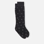 Ganni Women's Butterfly Lace Socks Glitter - Black - XS/S