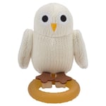 OWLS Bitleksak Baby Owls Med Naturgummiring 1 st