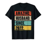 2nd Year Wedding Anniversary Epic Amazing Husband Since 2022 T-Shirt