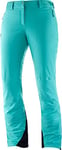 Salomon Women’S Ski Trousers, Icemania Pant W, Synthetic Blend, Turquoise (Blue Turquoise), Size L/R, LC1211500