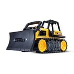 Steel Classics Bulldozer, Tonka, Jouet de bulldozer pour enfants, Jouets de constructions pour le jeu créatif, jaune-noir, pour garçons et filles, enfants à partir de 3 ans