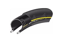 Continental Ultra Sport II faltbar Pneu vélo Mixte Adulte, Noir Jaune, Taille Unique