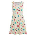 Supasuta x Disney Daisy Hearts Skater Dress - XS