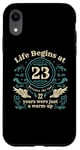 iPhone XR Vintage 23 Years Old - Life Begins At 23, 23rd Birthday Case