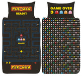 Pac Man Single Duvet Cover Pacman Maze Design Reversible Bedding Set Retro Games