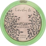 Lovely_Vegan Pressed Powder Vegan Pressed Transparent Mattifying Face Powder 10G