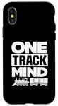 Coque pour iPhone X/XS One Track Mind Locomotive Passion Train