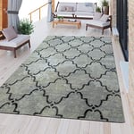 TT Home Tapis Moderne Extérieur Résistant Aux Intempéries pour Intérieur Et Extérieur Unicolore en Gris, Dimension:160x220 cm