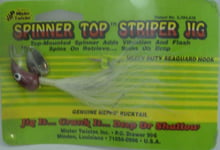 Mister Twister STSJ12-91 Spinner Top Striper Jig 1/2 oz Red White