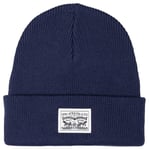 Levi's Men's Backpatch Beanie, Navy Blue, One Size