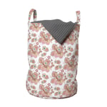 Floral Laundry bag Victorian English Garden Art