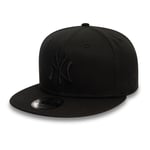 New Era Mens Monochrome 9Fifty Cap ~ New York Yankees black