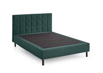 Atlantic Home Collection Lit Coffre Nikola sans Matelas Vert 140x200 cm