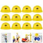 12Pcs Kids Play Fancy Dress Engineering Hat Toy Hard Party Dress Up