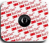 Ekg elektrod red dot 40 x 32 mm m vridbar banankontakt