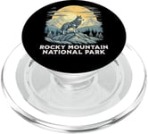 Rocky Mountain National Park Grey Wolf Wildlife PopSockets PopGrip pour MagSafe