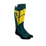 100% Hi Side Performance Moto Socks Green S/M