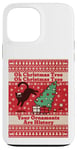 iPhone 13 Pro Max Oh Christmas Tree cat Ugly Christmas Sweater Funny cat lover Case