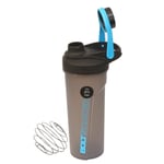 700ml Bolt Shaker Bottle With Mixing Ball Flip Lid Handle Protein Shake Gym