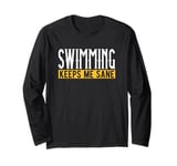 Swimming Keeps Me Sane Aquatic Life Long Sleeve T-Shirt