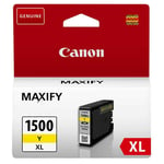 Canon Ink Cartridge for  MAXIFY M PGI-1500XL High Yield Yellow  Y