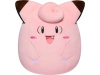 Jazwares Squishmallows Plush Toy Pokemon Clefairy, 25 Cm, Sqpk00036