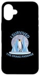 iPhone 16 Plus Antarctica I Survived The Drake Passage Penguin Iceberg Case