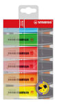 Överstrykningspenna Stabilo Boss 6-pack sorterade färger 6 st / förpackning