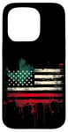 iPhone 15 Pro Distressed American Flag Case