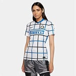 Nike Inter W NK BRT STAD JSY SS AW T-Shirt Femme, White/(Black) (Full Sponsor), FR : XS (Taille Fabricant : XS)