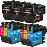 Lc3219Xl Lc3217 Cartouches D'Encre Compatible Pour Brother Lc3217 Lc 3219Xl Pour Brother Mfc-J6930Dw Mfc-J5330Dw Mfc-J5730Dw Mfc-J6530Dw Mfc-J5335Dw Mfc-J5930Dw Mfc-6935Dw (9 Pack)