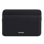 BAAGOAZ Housse 11-13 Pouces pour Ordinateur Portable 11,6 Pouces PC Portable Chromebook, Compatible avec 13,3"&13,6" MacBook Pro Air M3 M2 M1 2024 2023 2022, Sac Pochette Sacoche de Protection, Noir