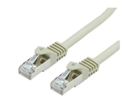 Value S/Ftp Patch Cord Cat.7, Grey 0.5 M, Grå, 0,5 Mm (0.0197")