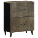 Buffet 60x33x75 cm Bois massif de manguier armoire de rangement vidaXL