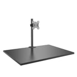 Single Display Short Bracket with Pole and Desk Clamp