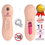 LCC® vibrator för kvinnor g-punkt klitoris kraftfull dubbel anal stimulering par elektrisk sexleksak vattentät vagmassage