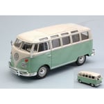 [FR] Maisto VW T1 SAMBA VAN 1962 PASTEL GREEN/CREAM 1:25 - MI31956G