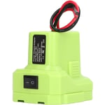 Sjlerst - Adaptateur de batterie au Lithium, convertisseur de batterie pour outils électriques, fil 14awg, pour série Ryobi 18V One+