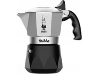 Bialetti Brikka, Mokabryggare, 0,1 L, Svart, Rostfritt Stål, Gjuten Aluminium, 2 Koppar, Termoplast