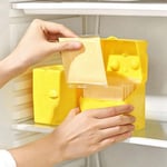 1X(Sliced Cheese Container 2pcs Cheese Slice Holder Plastic Refrigerator9552