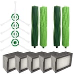 AUCUNE 2+4+5 Pc Brosse Latérale et Filtres Hepa à Soies Brush Aspirateur pour iRobot Roomba i7 + / Plus E5 E6 E7