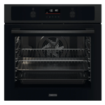 Zanussi ZOHNA7KN Multifunction oven with AirFry and Aqua cleaning, 9 functions, White LEDs, Black