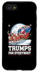 Coque pour iPhone SE (2020) / 7 / 8 Trumps For Everybody Santa Sleigh Christmas Holiday (Les